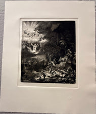 Amand-Durand after Rembrandt — The Angel Appearing to the Shepherds