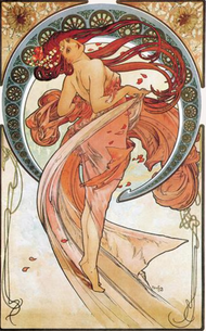 Alphonse Mucha - Dance