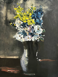 Maurice Vlaminck - Aquarelle: Fleurs de Champs