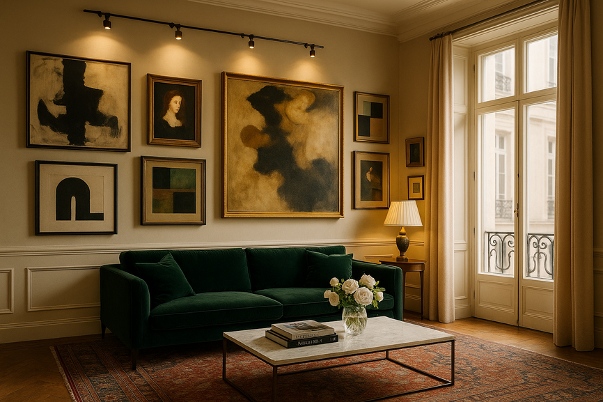 Decorating with Fine Art: Transforming Spaces with Style and Sophistication