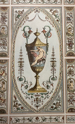 Michelangelo Pergolesi — Ornaments, grotesque and an ornamental vase