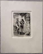 Amand-Durand after Rembrandt — Adam and Eve