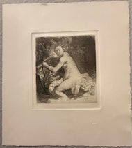Amand-Durand after Rembrandt — Diana at the Bath